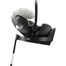 Pachet scaun auto tip scoică pentru copii cu bază ISOFIX inclusă, Britax Römer, reclinabil, 0-15 luni, 40-85 cm, 0-13 kg, BABY-SAFE PRO + husă de vară, Moonbeam - 3