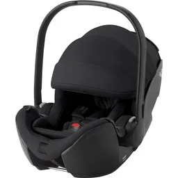 Pachet scaun auto tip scoică pentru copii cu bază ISOFIX inclusă, Britax Römer, reclinabil, 0-15 luni, 40-85 cm, 0-13 kg, BABY-SAFE PRO + husă de vară, Moonbeam - 5