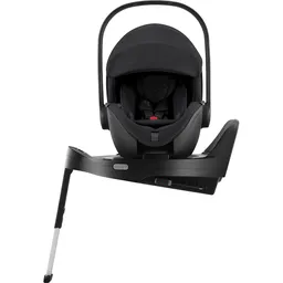 Pachet scaun auto tip scoică pentru copii cu bază ISOFIX inclusă, Britax Römer, reclinabil, 0-15 luni, 40-85 cm, 0-13 kg, BABY-SAFE PRO + husă de vară, Moonbeam - 2