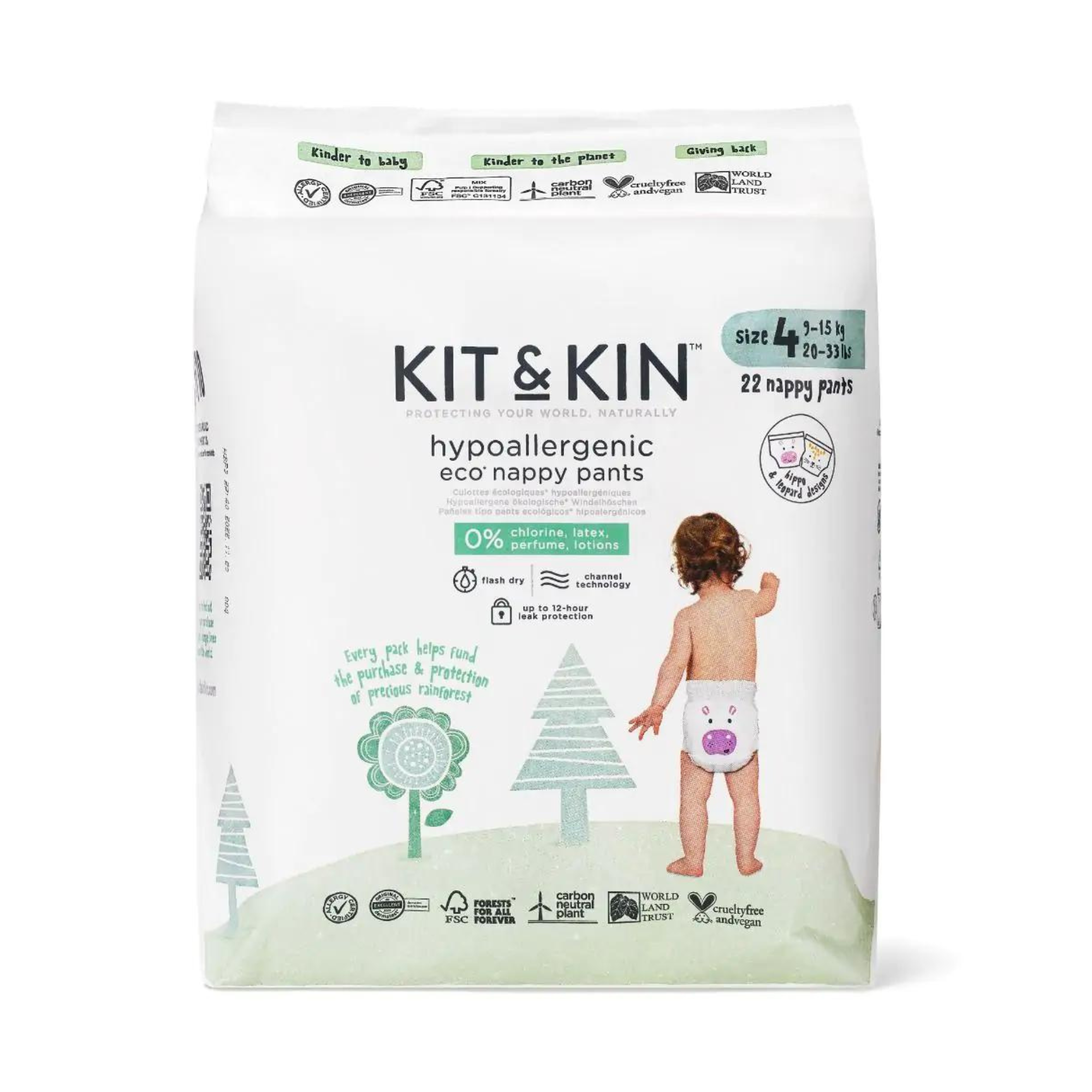 Product Image for Scutece Eco hipoalergenice Pull up, Kit&Kin, white