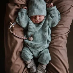 Pantaloni din tricot, Mushie - 2