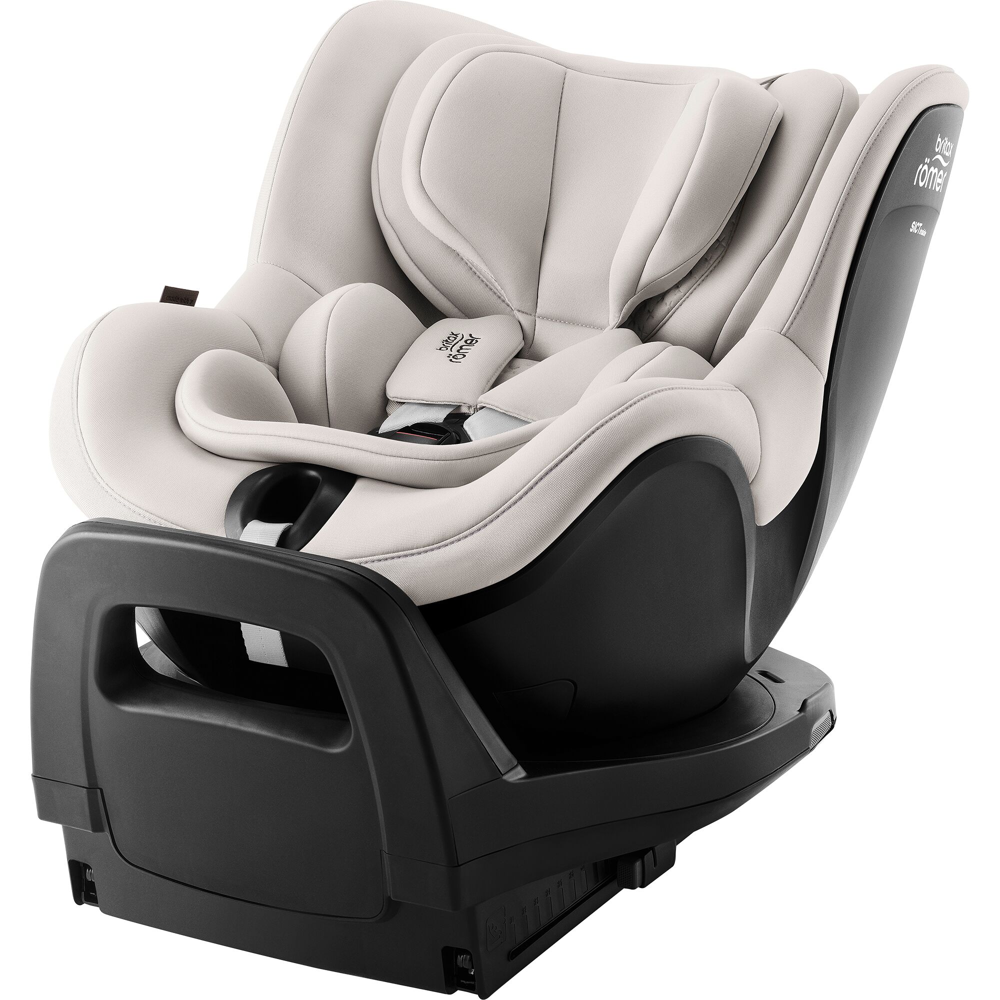 Product Image for Scaun auto pentru copii Britax Römer, rotativ, cu bază ISOFIX, 0 luni-4 ani, 40-105 cm, 0-19 kg, Isofix, DUALFIX PRO, soft taupe