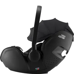 Pachet scaun auto tip scoică pentru copii cu bază ISOFIX inclusă, Britax Römer, reclinabil, 0-15 luni, 40-85 cm, 0-13 kg, BABY-SAFE PRO + husă de vară, Moonbeam - 6