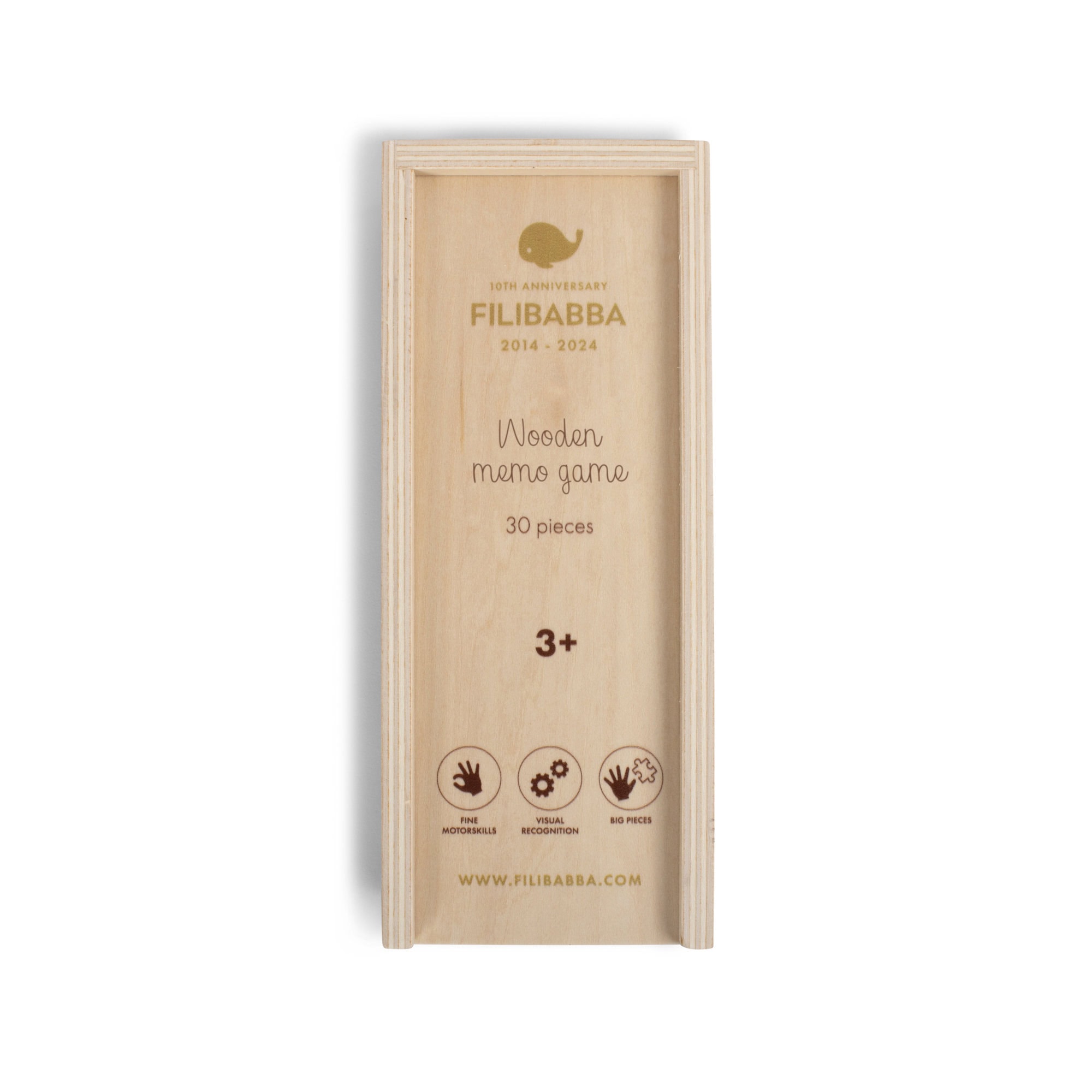 Product Image for Jucărie din lemn, joc de memorie, Filibabba