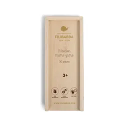 Jucărie din lemn, joc de memorie, Filibabba - 1