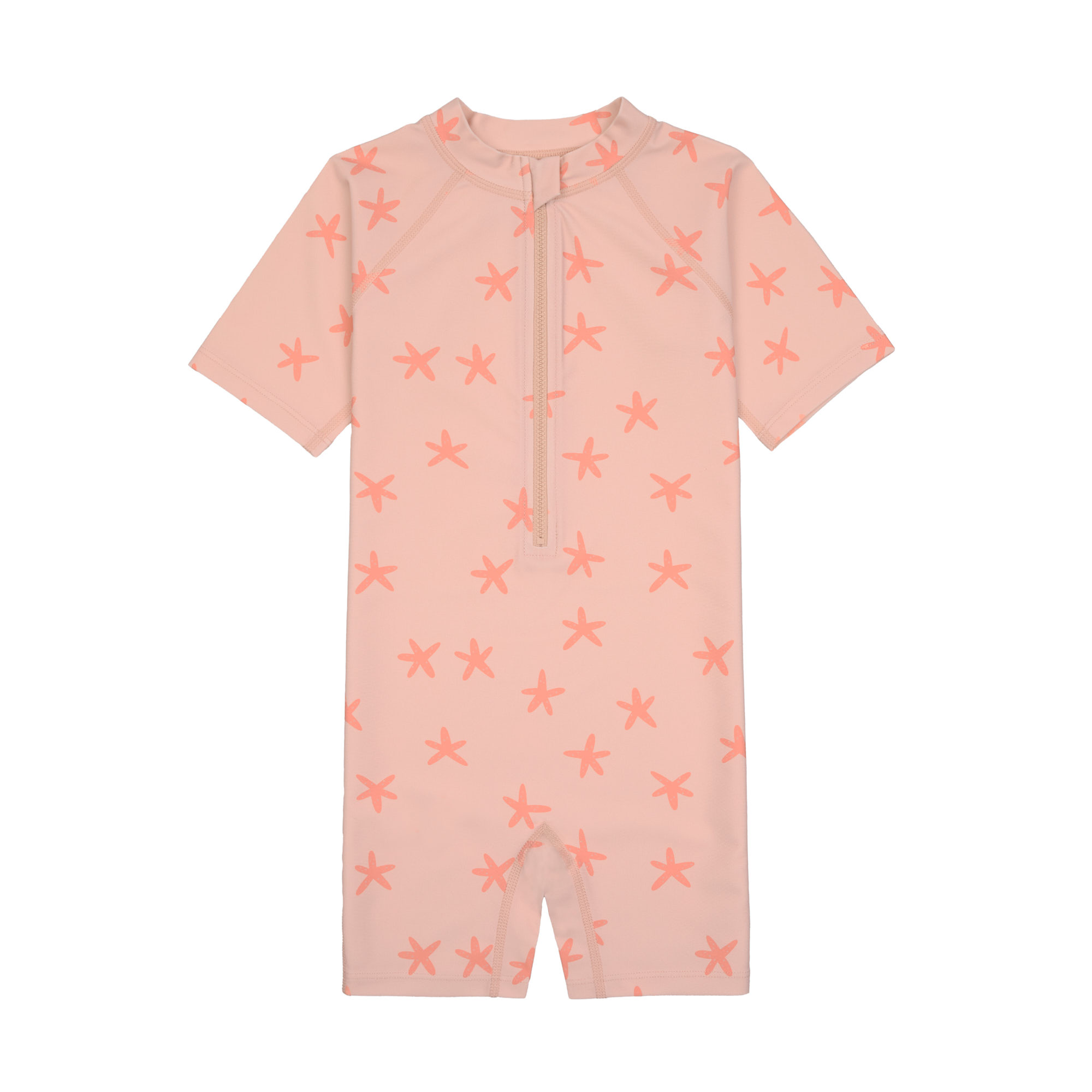 Product Image for Costum de baie anti-UV cu mâneci scurte, starfish peach