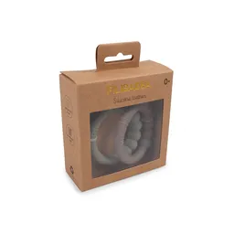 Jucărie pentru dentiție din silicon, set de 2 bucăți - 2