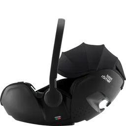 Pachet scaun auto tip scoică pentru copii cu bază ISOFIX inclusă, Britax Römer, reclinabil, 0-15 luni, 40-85 cm, 0-13 kg, BABY-SAFE PRO + husă de vară, Moonbeam - 8
