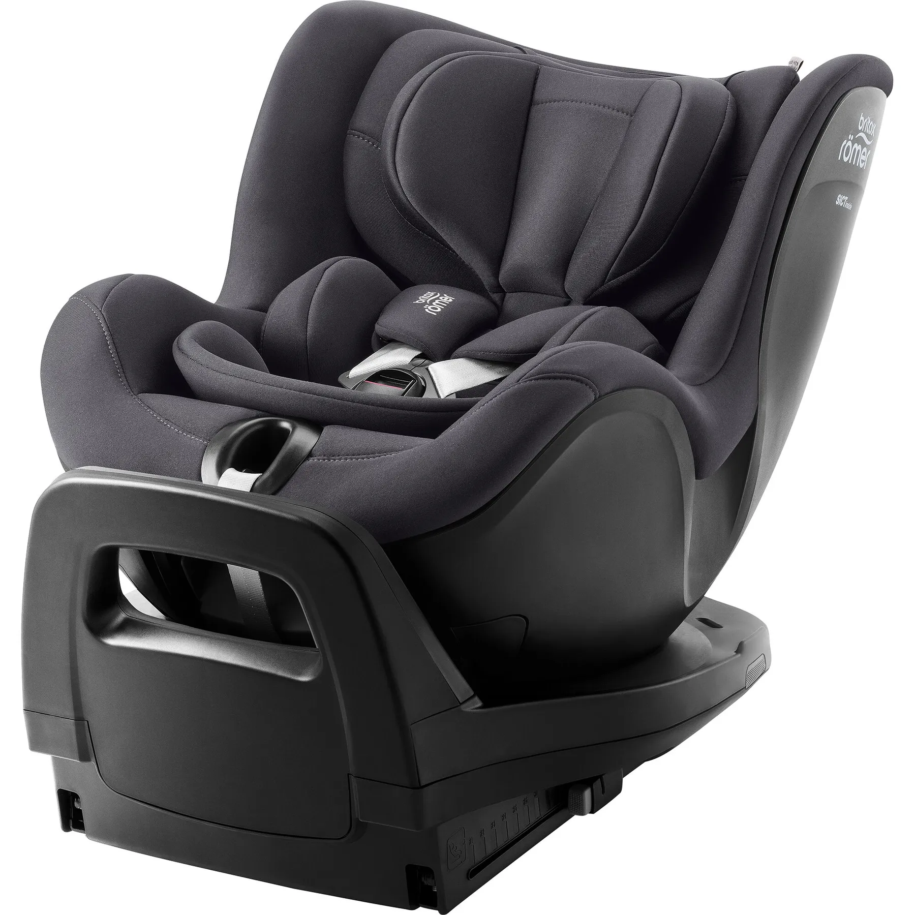 Scaun auto pentru copii Britax Römer, rotativ, cu bază ISOFIX, 0 luni-4 ani, 40-105 cm, 0-19 kg, Isofix, DUALFIX PRO - 1