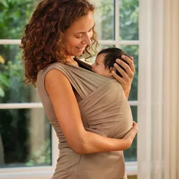 Tricou cu wrap elastic din bumbac organic - 2