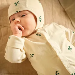 Cutie cadou, set salopetă și bonetă - 2