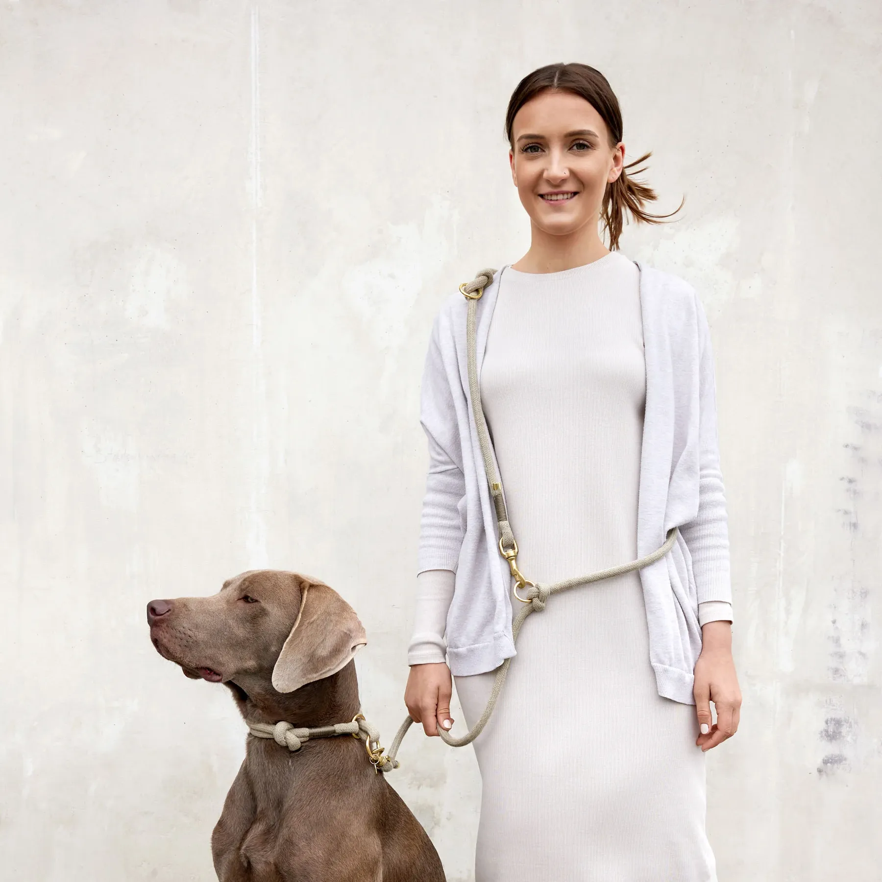 Lesă împletită din in pentru câini, Mila - 6