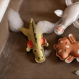 Jucării din neopren pentru baie, set de 3 piese, Dinos - 3
