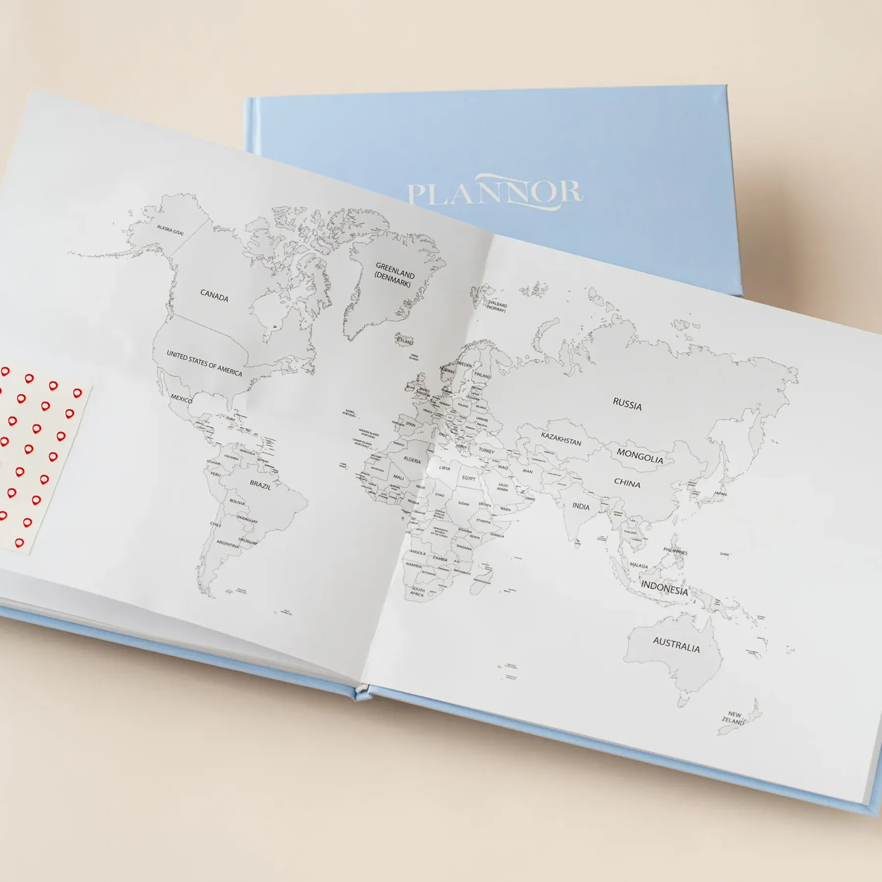 Flight book for children, Plannor - 4