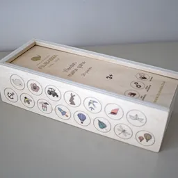 Jucărie din lemn, joc de memorie, Filibabba - 2