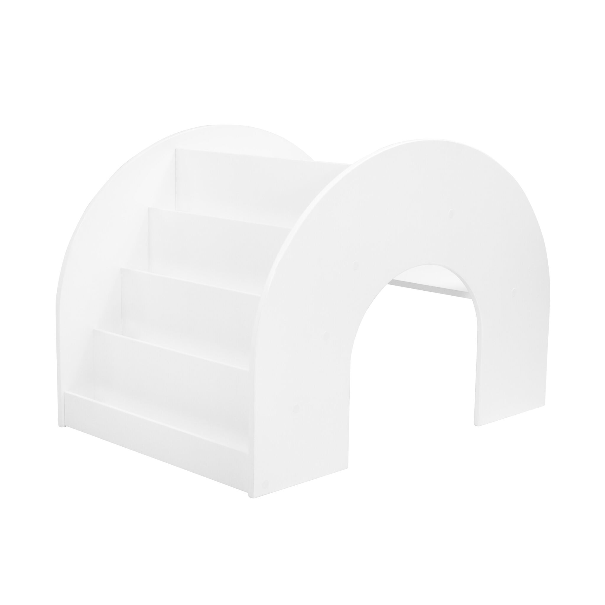 Product Image for Bibliotecă Montessori din lemn, KUMPU, white