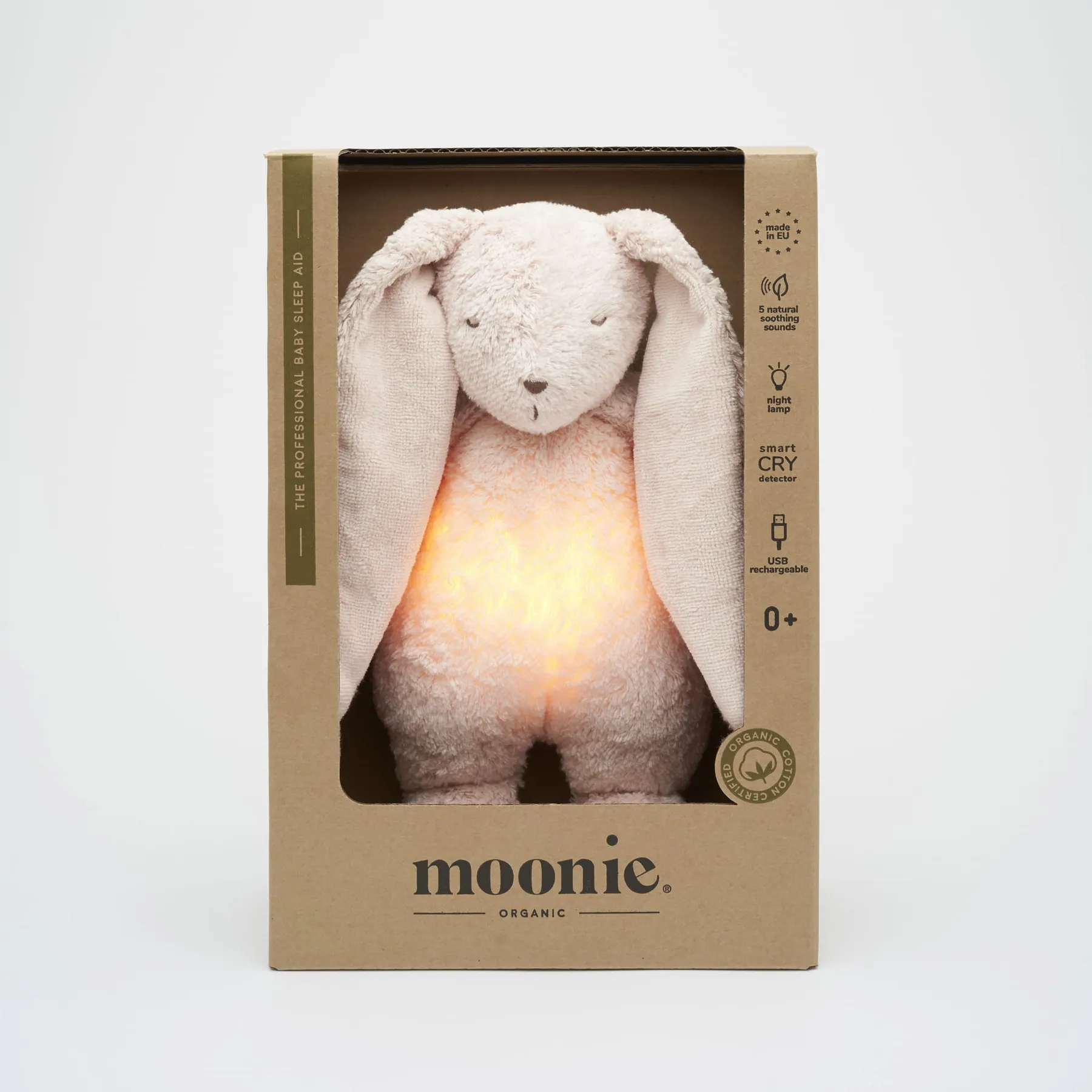 Jucărie muzicală cu lampă, Moonie, Bunny - 3
