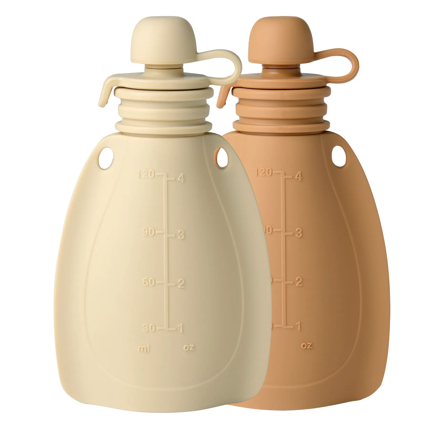 Recipient din silicon pentru smoothie, set 2 bucăți, 120 ml - 1