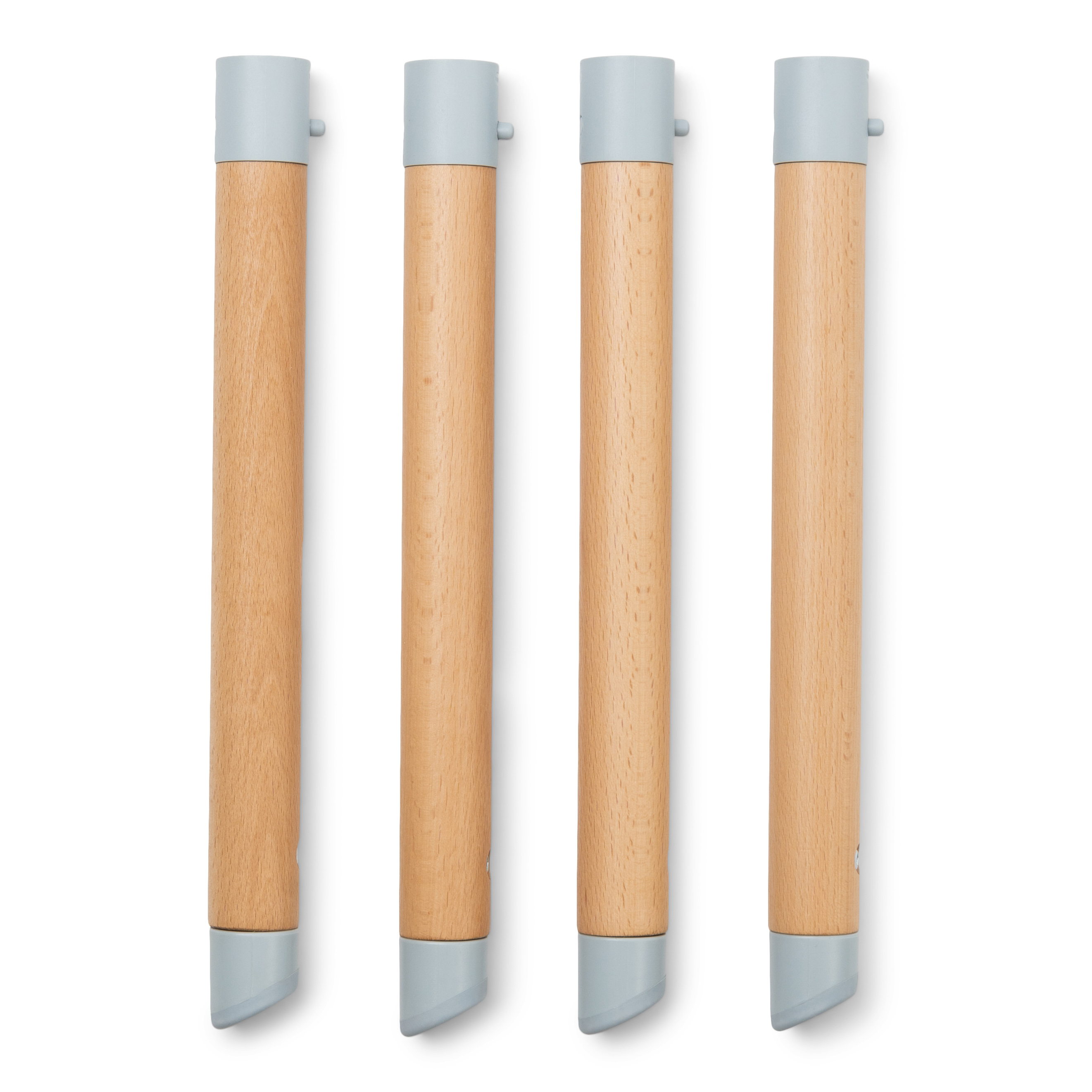 Product Image for Set 4 picioare de lemn scurte, pentru scaunul Ziza, misty