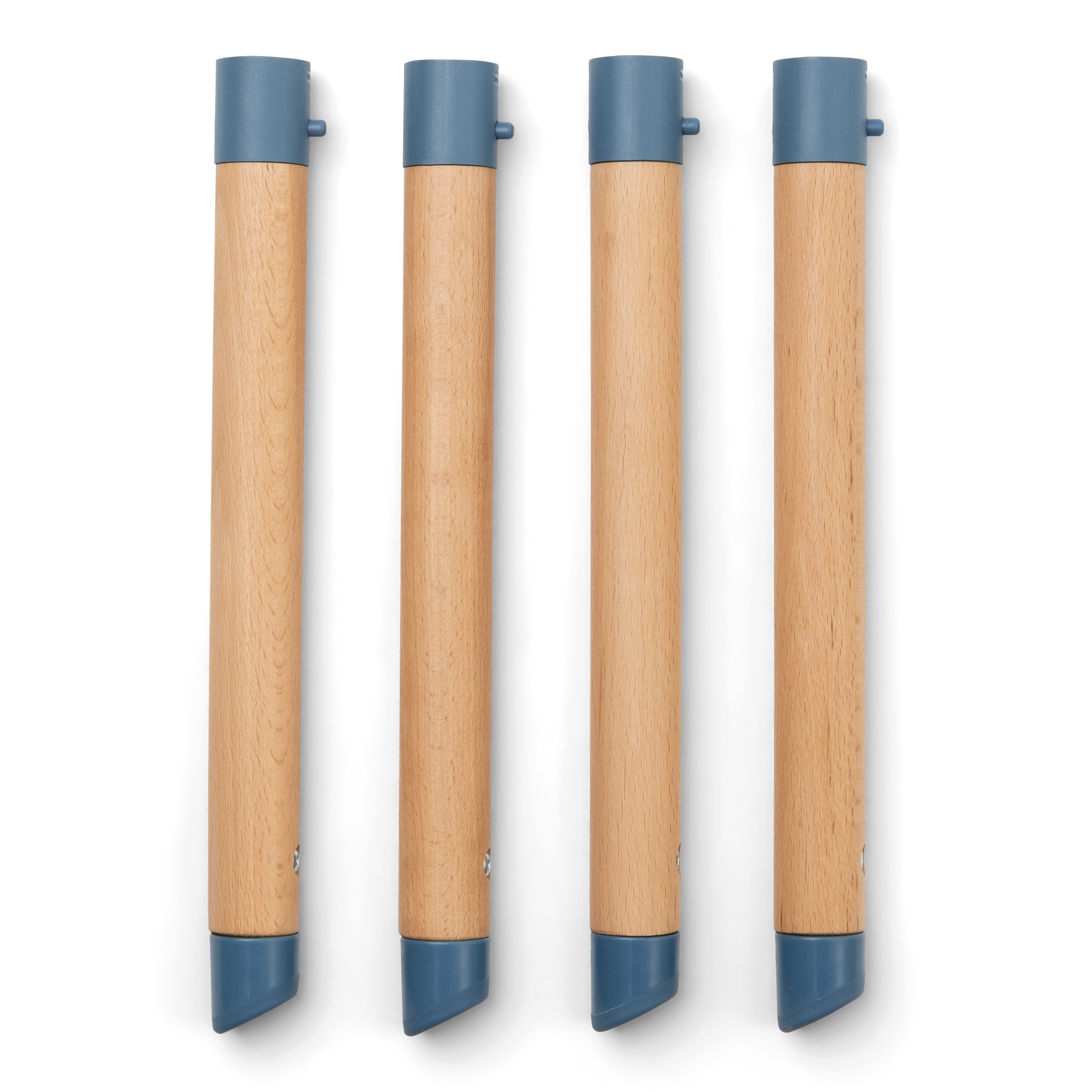 Product Image for Set 4 picioare de lemn scurte, pentru scaunul Ziza, indigo