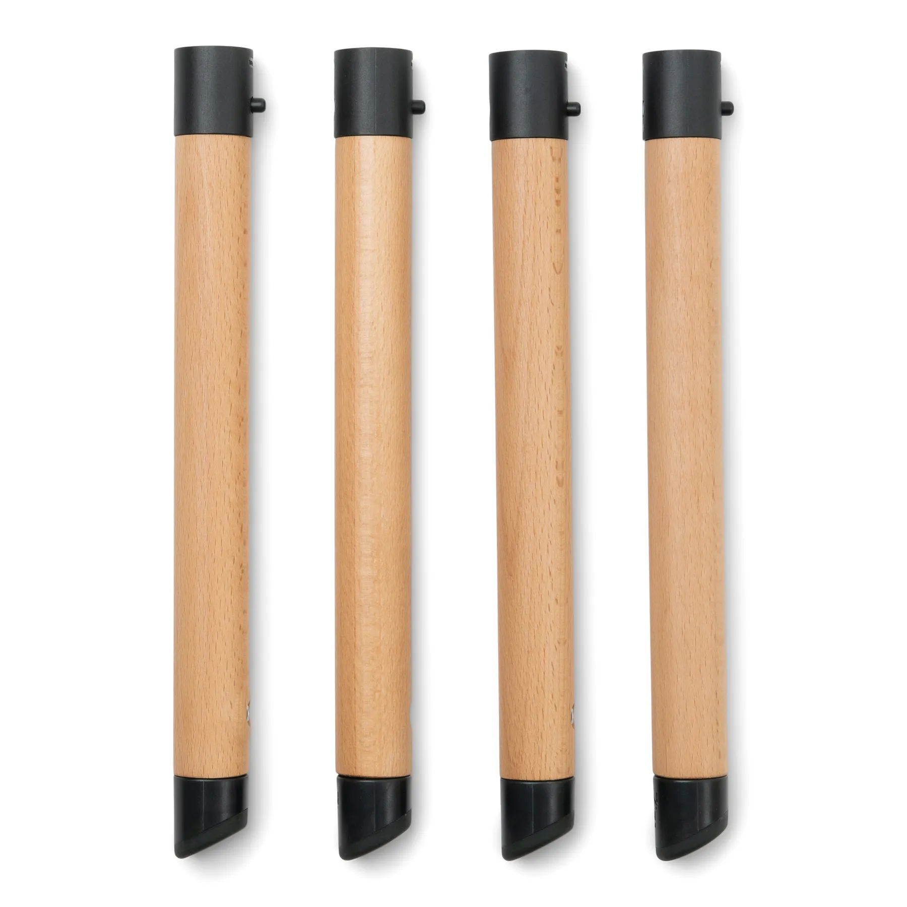 Set 4 picioare de lemn scurte, pentru scaunul Ziza - 1
