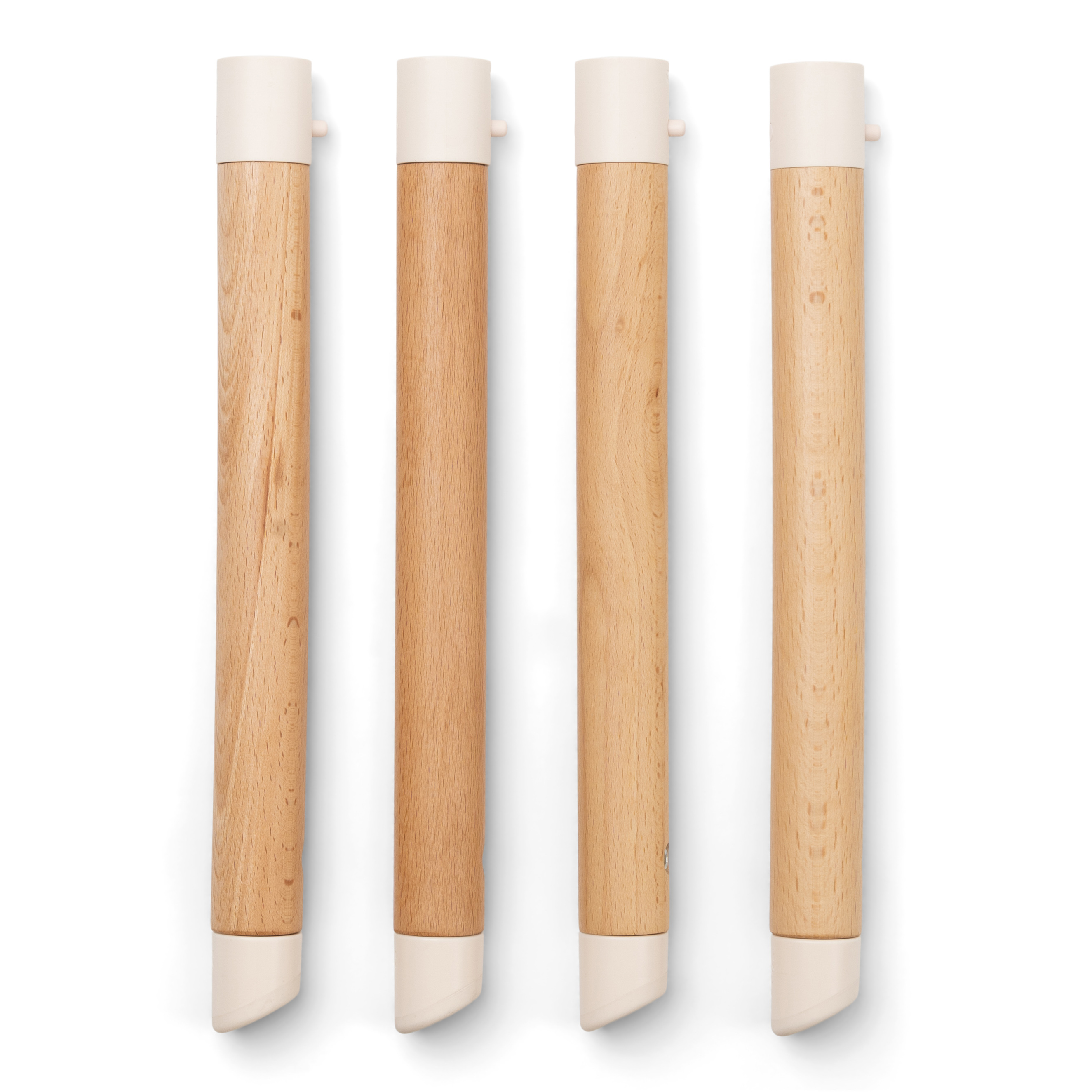 Product Image for Set 4 picioare de lemn scurte, pentru scaunul Ziza, pearl