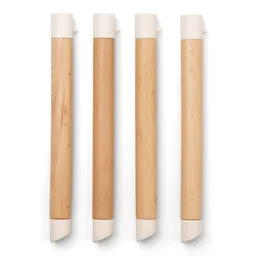 Set 4 picioare de lemn scurte, pentru scaunul Ziza - 1