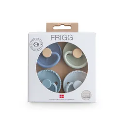 FRIGG 4-Pack Pacifiers - Round Silicone - 1