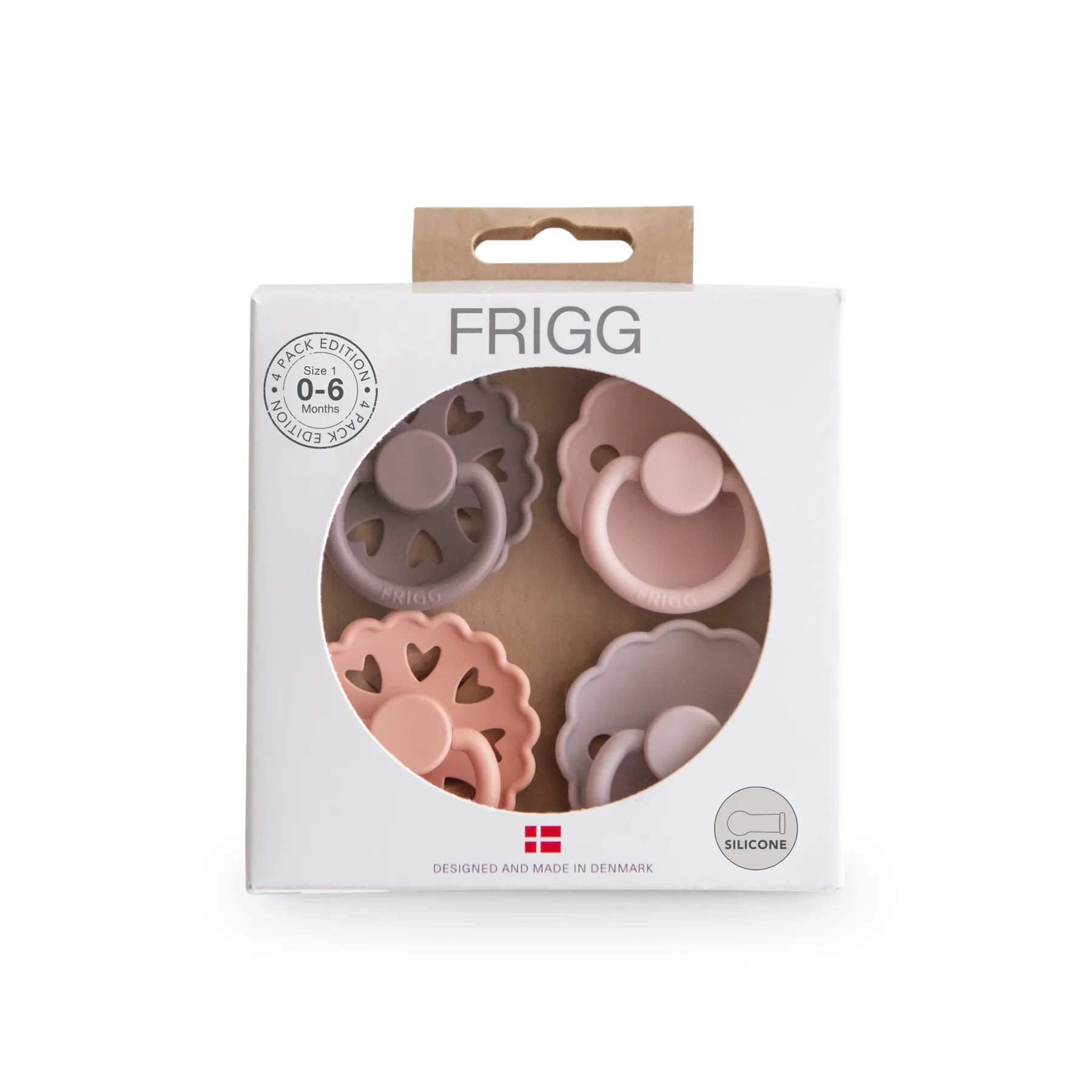 Set de 4 suzete din silicon FRIGG - 1