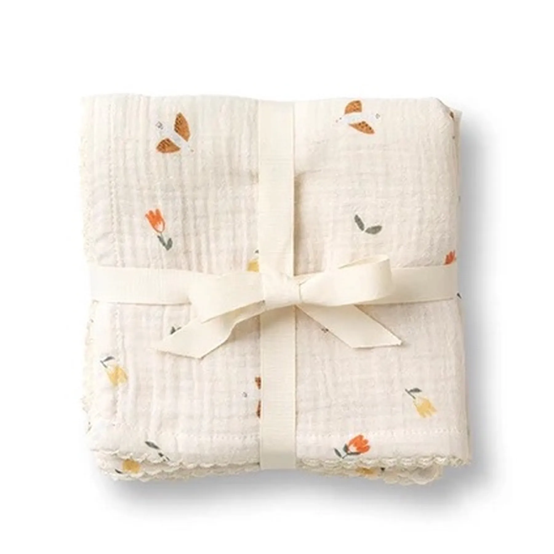 Museline din bumbac organic, set de 3 bucăți, 65 x 65 cm - 1