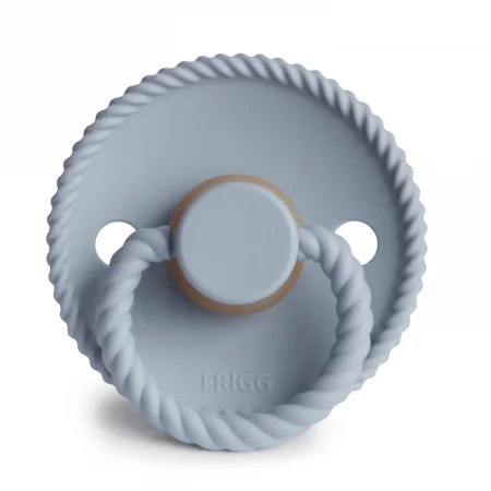 Product Image for Suzetă din cauciuc natural Rope, powder blue