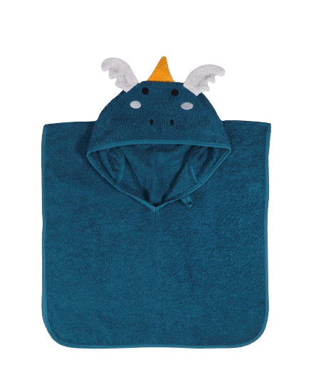 Product Image for Halat pentru baie tip Poncho din bumbac organic, dragon diego