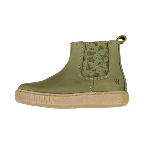 Product Image for Ghete din piele naturală, heather green
