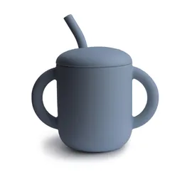 Cană cu pai din silicon - 1