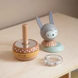 Jucărie din lemn stivuibilă, Rabbit - 3