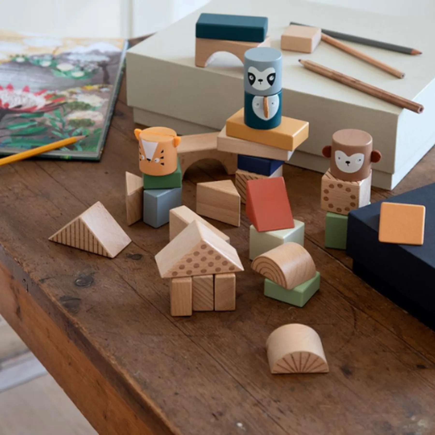 Cuburi de construcție din lemn - 2