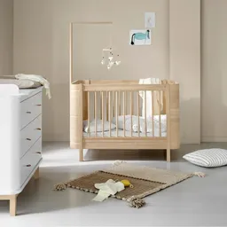 Baby bed wood Mini + Cot - 5