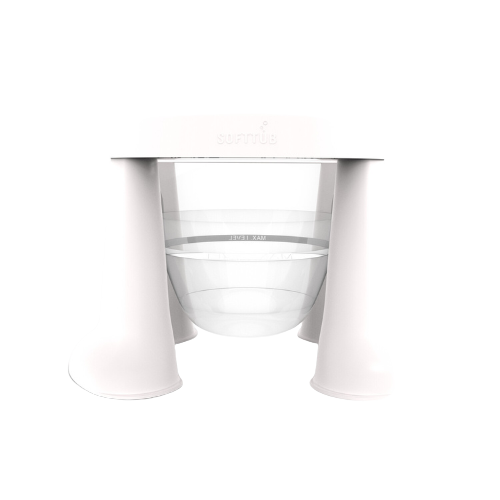 Product Image for Cădiță pliabilă pentru bebeluși, white