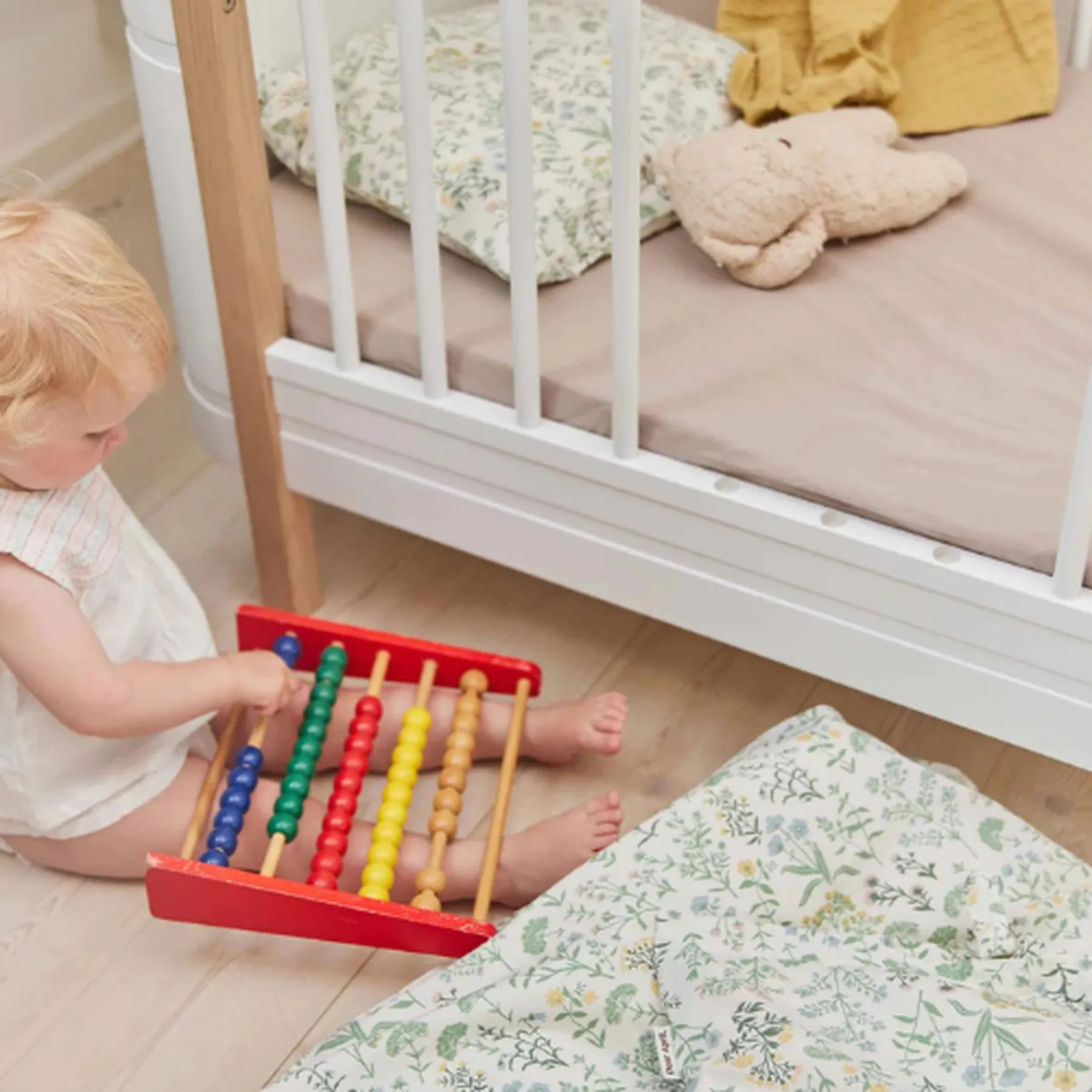 Biopamut gumis lepedő, Wood kiságyhoz és egyéb szabvány matracokhoz - 2