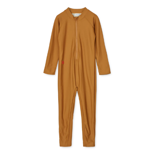 Product Image for Costum de baie anti-UV întreg, golden caramel