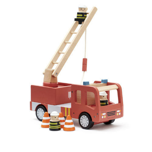 Product Image for Jucărie din lemn, Mașină de pompieri