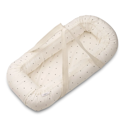 Product Image for Babynest din bumbac organic, classic dot creme de la creme