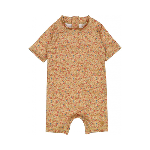 Product Image for Costum de baie anti-UV cu mâneci scurte, small porcelain flowers