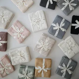 Pătură din bumbac organic, 80 x 100 cm - 4