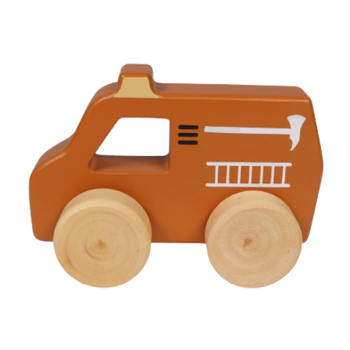 Product Image for Jucărie din lemn, Mașină de pompieri