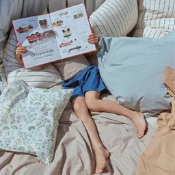 Lenjerie de pat din bumbac organic, 140 x 200 cm - 2