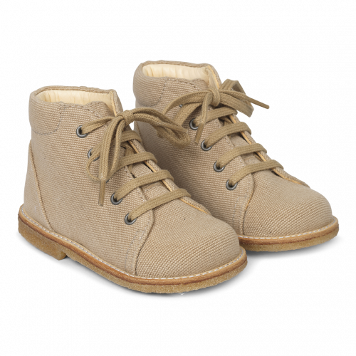 Product Image for Ghete din pânză, cu șireturi, sand