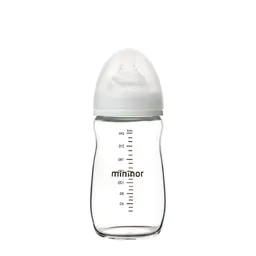 Biberon din sticlă borosilicată, 240 ml - 1
