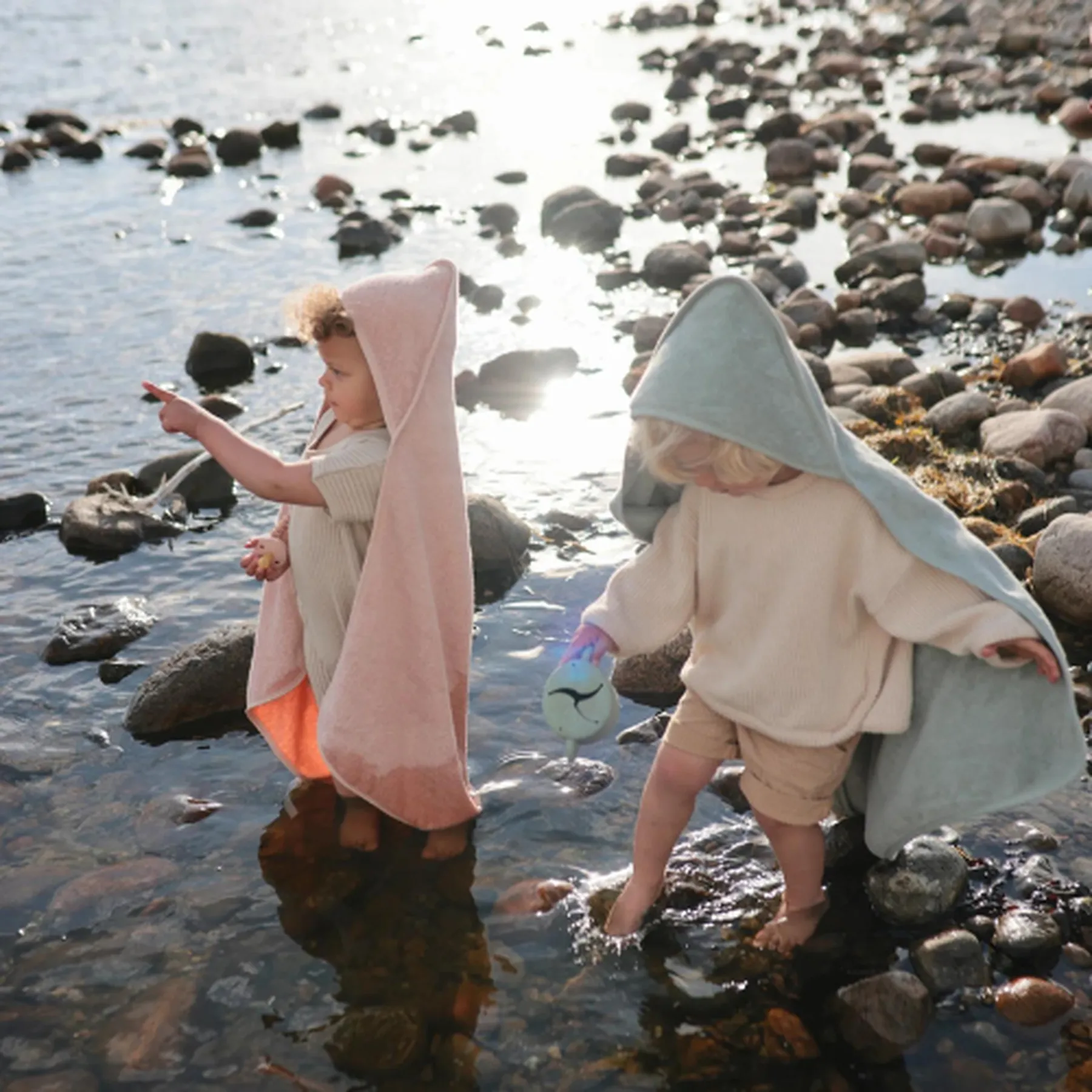 Prosop cu glugă din bumbac organic - 3