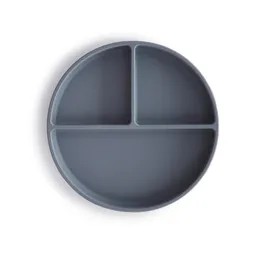 Farfurie din silicon, cu ventuză - 1